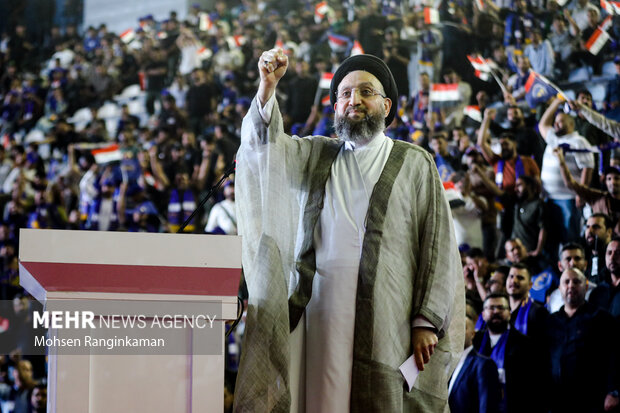 بزرگترین گردهمایی انتخاباتی بغداد