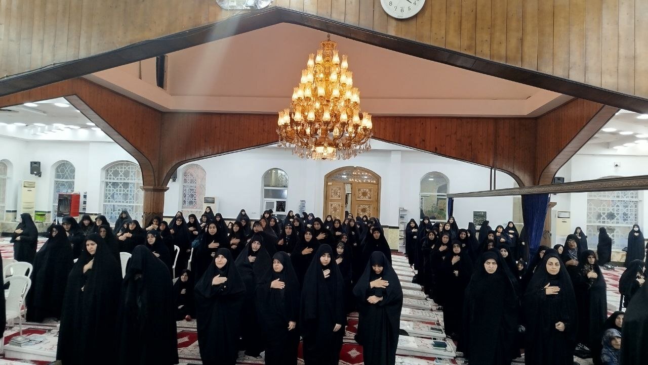 مراسم عزاداری شهادت حضرت فاطمه زهرا(س) در آستانه اشرفیه