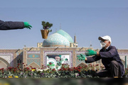 ۷۰ هزار بوته گل پاییزه در حرم رضوی کاشته شده است