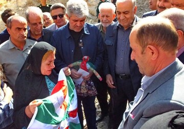 اهداء دست بافته‌های گچسارانی به رهبر انقلاب و رئیس‌جمهور