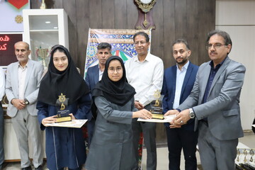 ۴۵ برگزیده جشنواره‌های نوجوان خوارزمی و جابربن‌حیان در دیر تجلیل شدند