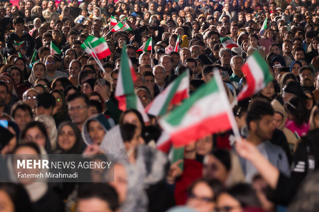 اختتامیه پویش «در مقابل ایران دوباره زانو می‌زنید»