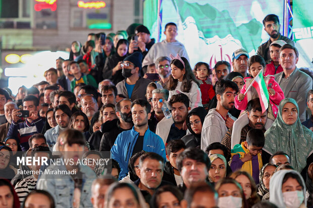 اختتامیه پویش «در مقابل ایران دوباره زانو می‌زنید»