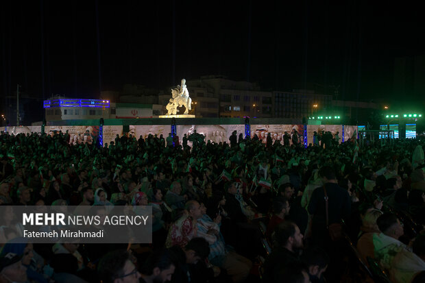 اختتامیه پویش «در مقابل ایران دوباره زانو می‌زنید»