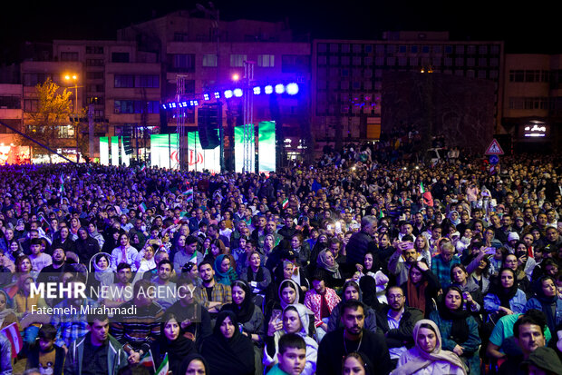 اختتامیه پویش «در مقابل ایران دوباره زانو می‌زنید»