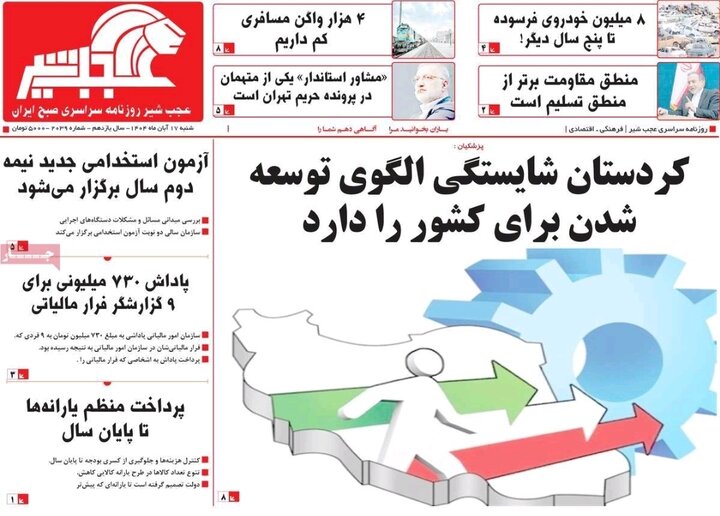 روزنامه های آذربایجان‌شرقی