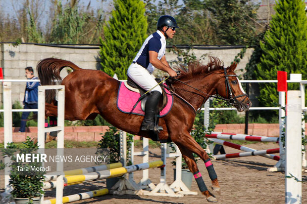 ششمین مسابقات قهرمانی پرش با اسب استان گیلان