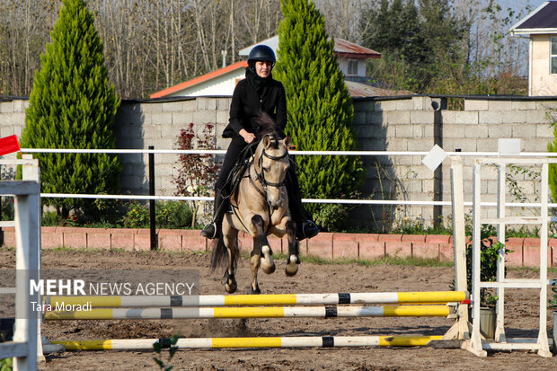 ششمین مسابقات قهرمانی پرش با اسب استان گیلان