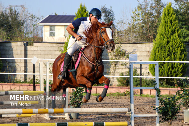 ششمین مسابقات قهرمانی پرش با اسب استان گیلان