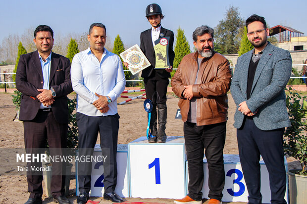 دششمین مسابقات قهرمانی پرش با اسب استان گیلان