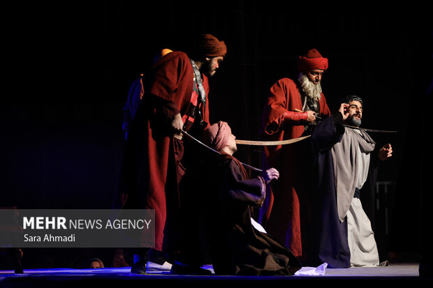 نمایش آیینی «نگین شکسته» در مشهد