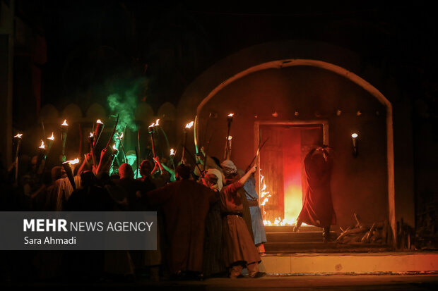 نمایش آیینی «نگین شکسته» در مشهد