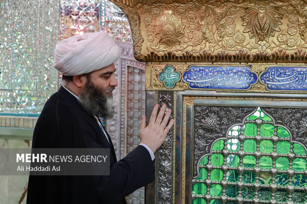 بازدید و زیارت رئیس سازمان تبلیغات اسلامی از امام زاده یحیی (ع) تهران