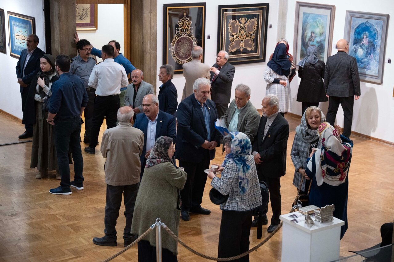 هنرمندان،نمايشگاه،پيشكسوت،هنري،ايران،هنر،محمد،نياوران،زنده،ح ...