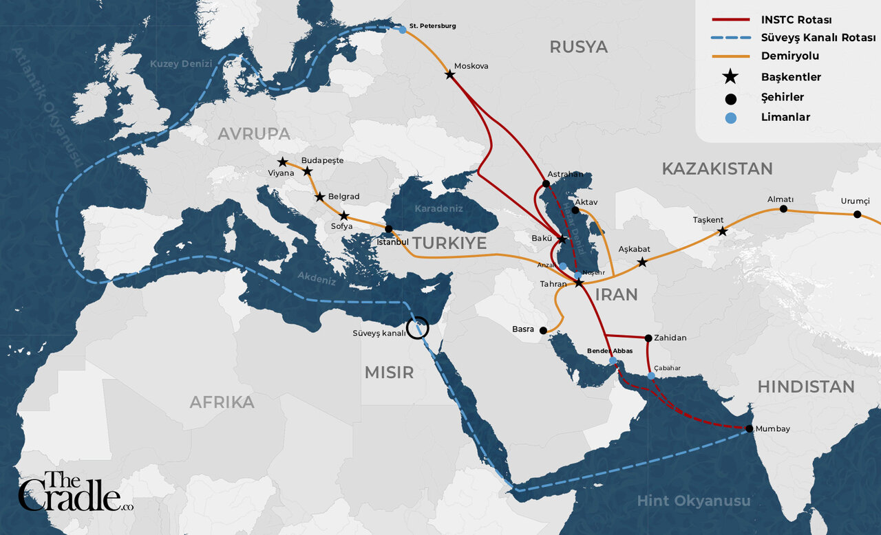Rusya'dan yola çıkan ilk yük treni Tahran'a ulaştı