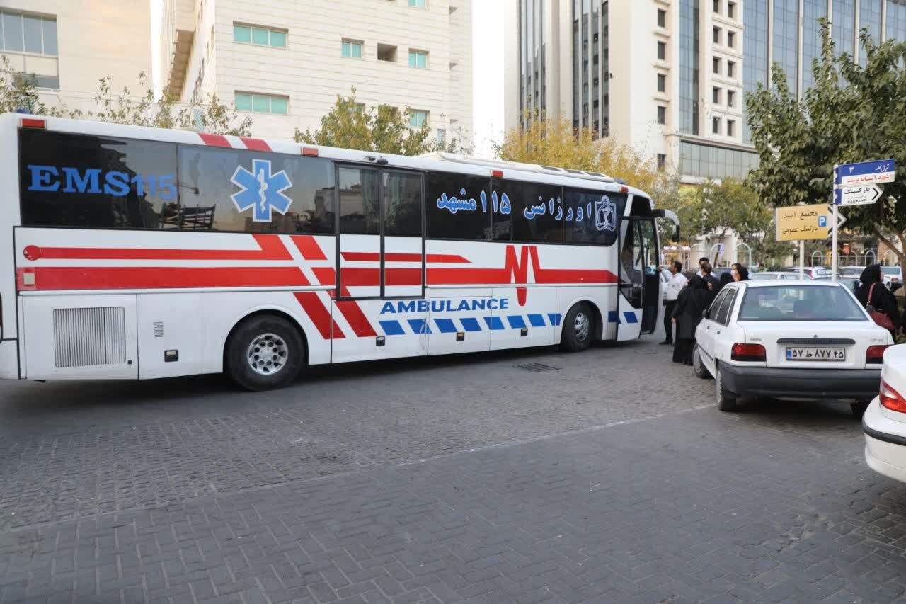 نشت گاز در یکی از هتل‌های مشهد؛ حادثه‌ای با انتقال ۱۴ نفر به بیمارستان