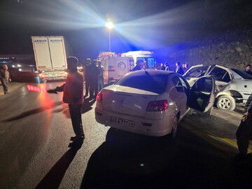 تصادف سه خودروی سواری در محور کامیاران به سنندج پنج مصدوم برجای گذاشت