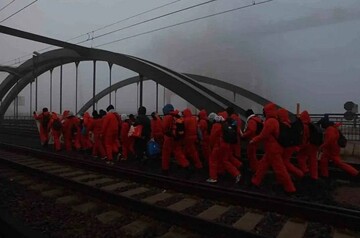 مخالفان صادرات سلاح به تل‌آویو در آلمان مسیر قطار را بستند