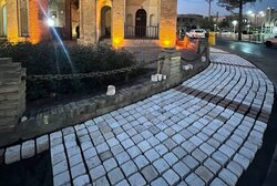 طرح سنگ‌فرش و آرام‌سازی میدان ارگ سمنان اجرا شد؛ احیای هویت شهری