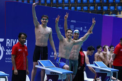 شنای ایران در بخش تیمی به مدال برنز رسید