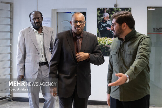 حضور سفیر سودان در گروه رسانه‌ای مهر