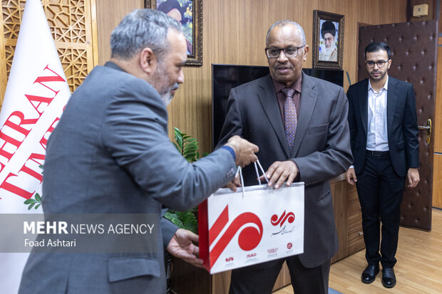 حضور سفیر سودان در گروه رسانه‌ای مهر