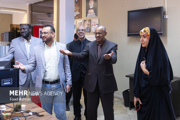حضور سفیر سودان در گروه رسانه‌ای مهر