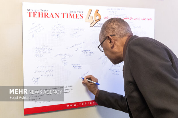 حضور سفیر سودان در گروه رسانه‌ای مهر