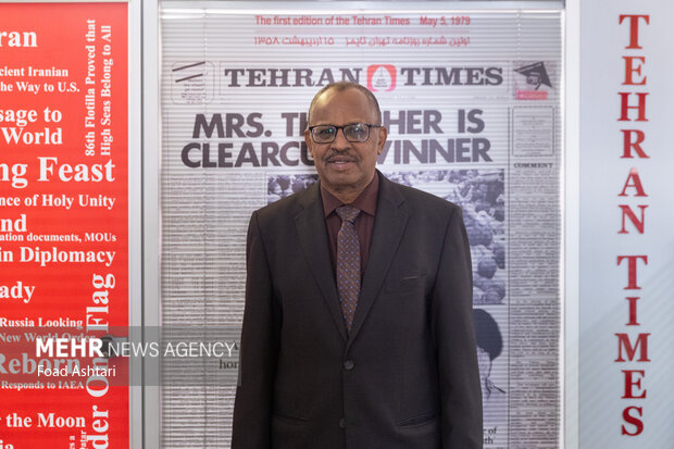 حضور سفیر سودان در گروه رسانه‌ای مهر