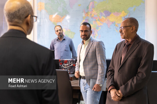 حضور سفیر سودان در گروه رسانه‌ای مهر