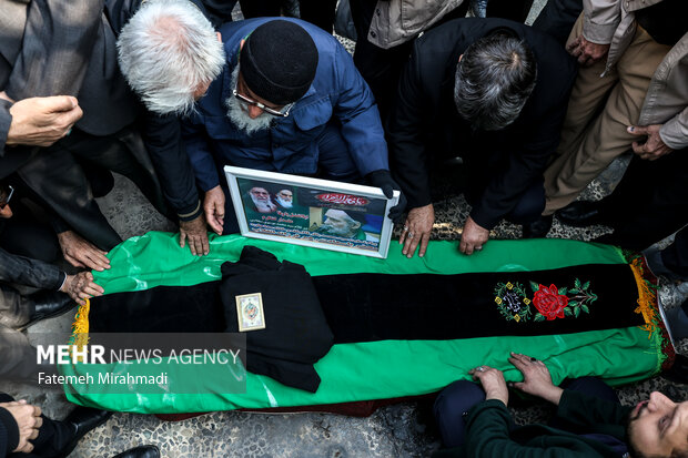 مراسم تشییع سید محمد موسوی سجاسی