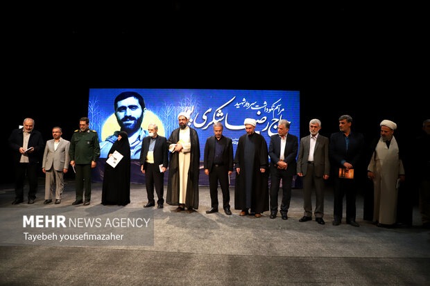 مراسم نکوداشت حاج رضاشکری پور در همدان