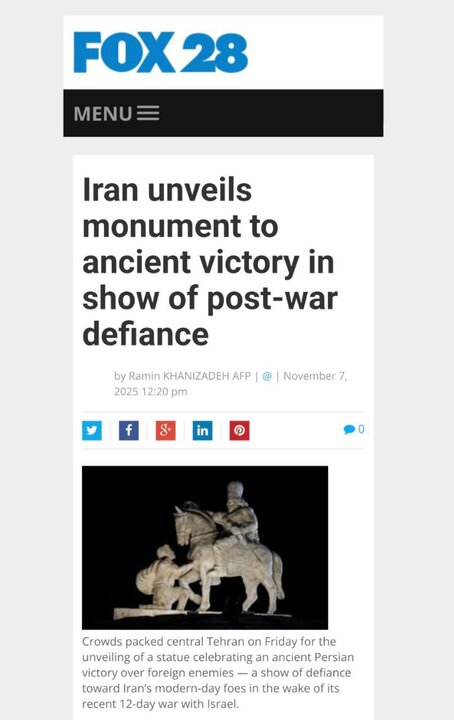 قدرت نرم هنر، پیام برنده سیاسی را به دشمنان ایران داد