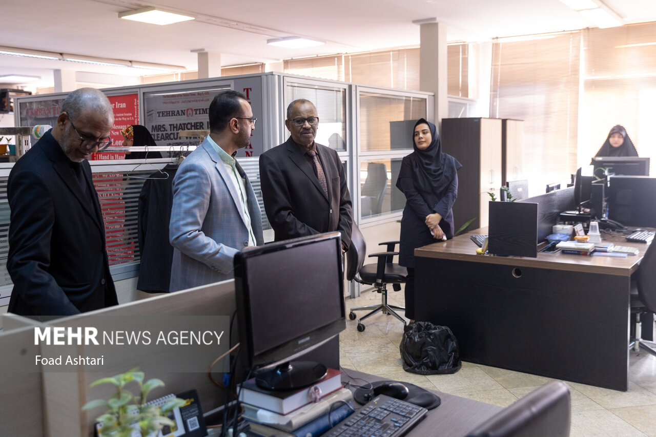 حضور سفیر سودان در خبرگزاری مهر حضور سفیر سودان در خبرگزاری مهر