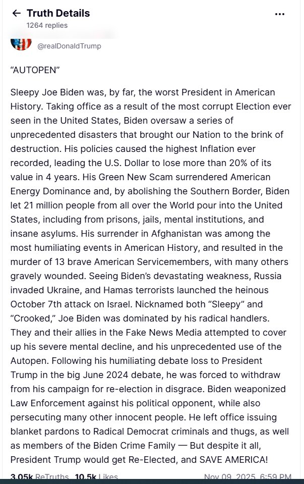 ترامپ: بایدن آمریکا را به آستانه نابودی کشاند