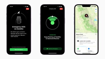 قابلیت‌های ماهواره ای آیفون بیشتر می شود