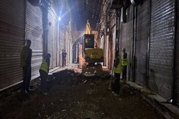 آغاز عملیات عمرانی پیاده راه تاریخی بازارچه امین‌السلطان در تهران