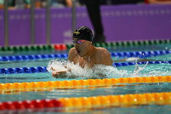 آراد مهدی‌زاده به مقام پنجم ۲۰۰ متر قورباغه رسید