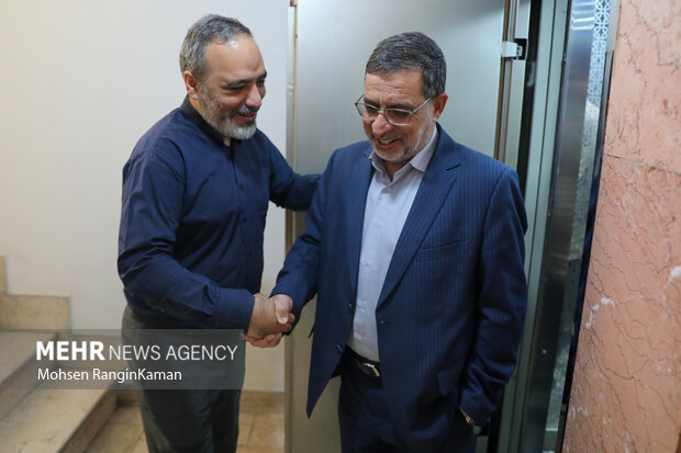 حضور سخنگو سپاه پاسداران انقلاب اسلامی در گروه رسانه‌ای مهر