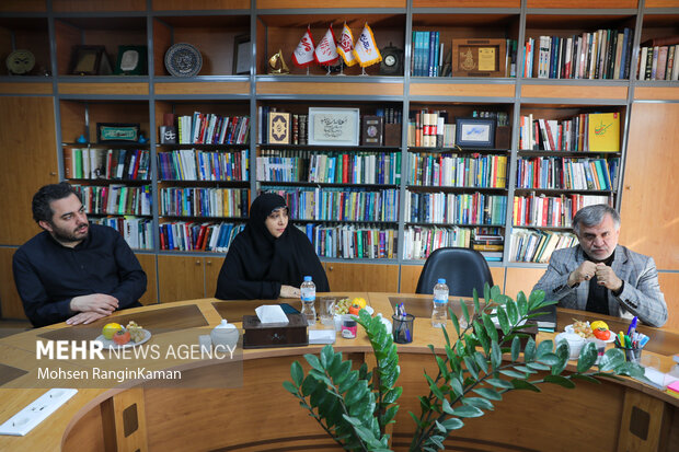 حضور دبیرکل حزب مؤتلفه اسلامی در گروه رسانه‌ای مهر