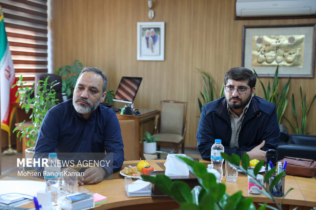 حضور دبیرکل حزب مؤتلفه اسلامی در گروه رسانه‌ای مهر