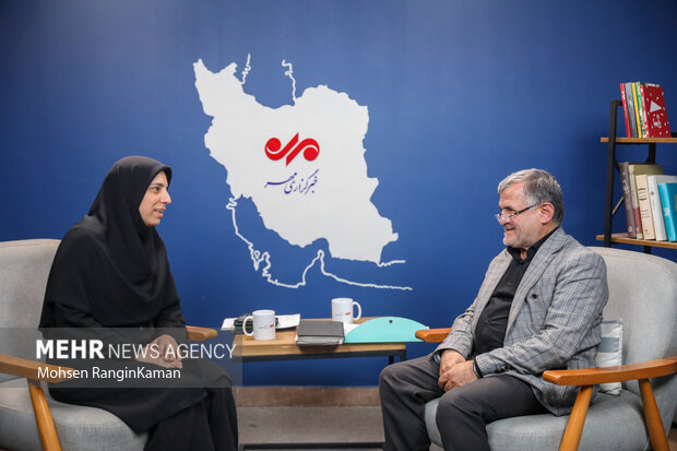 حضور دبیرکل حزب مؤتلفه اسلامی در گروه رسانه‌ای مهر