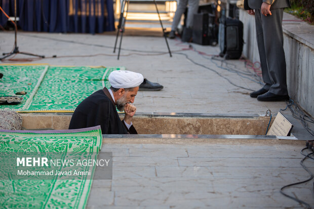 اقامه نماز طلب باران در قزوین