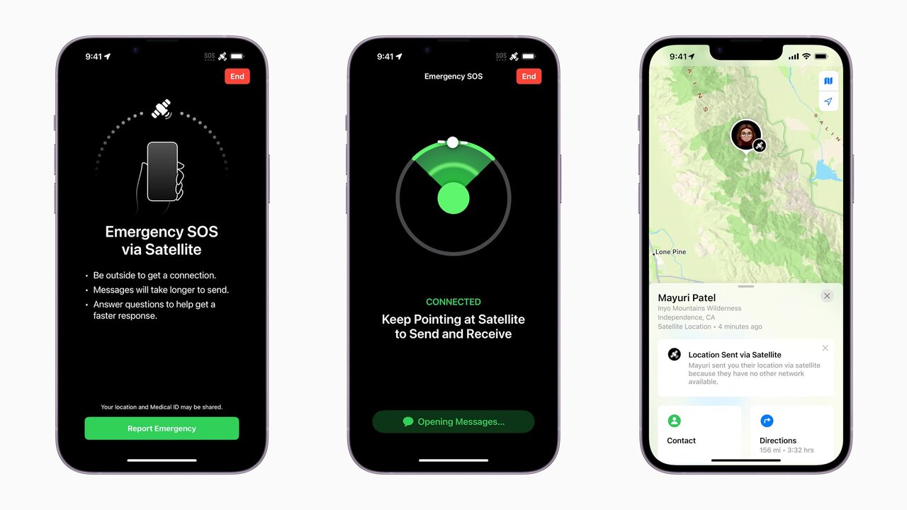 ماهواره،اپل،ارسال،آيفون،قابليت،كمك،گزارش