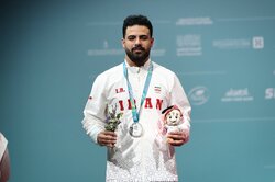Weightlifter Moeini snatches silver:2025 Riyadh