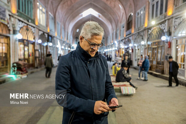 بازدید سفیر اندونزی در تهران از بازار تاریخی تبریز