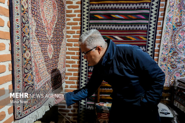 بازدید سفیر اندونزی در تهران از بازار تاریخی تبریز