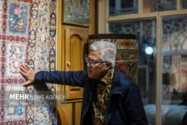 بازدید سفیر اندونزی در تهران از بازار تاریخی تبریز