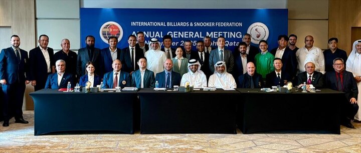 حضور هاشم اسکندری در مجمع سالیانه فدراسیون بینالمللی بیلیارد و اسنوکر