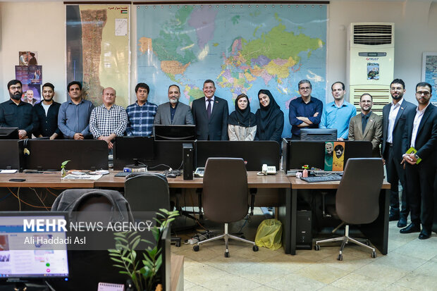 حضور سفیر ونزوئلا  در گروه رسانه‌ای مهر